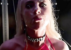 VENUS Fair Berlin - PUBLIC FUCK directly at the exhibition stand + ULTRA sperm walk - DAYNIA