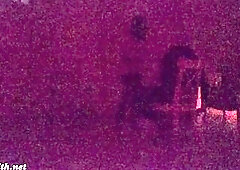 Psychologist in the darkness. Jeny Smith teasing a chap. Real situation. Blindfold