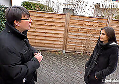 AMATEUREURO - (Coco Kiss, Marcel M.) - Skinny MILF Picked Up And Fucked In Her Tight Pussy