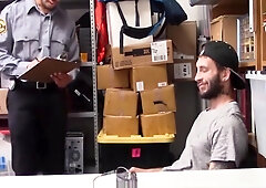 Straight Bad Boy Shoplifter Fucked By Gay Black Officer