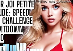 ASMR JOI Tiny Blond: Speed Cum Defiance Countdown Audio Porn HFO