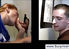 Not so straight guy penetrates gloryhole