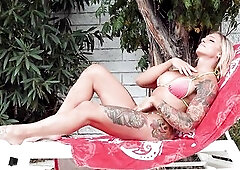 TGIRL40 - Dana Delvey Banged By The Pool Stud Chris Epic