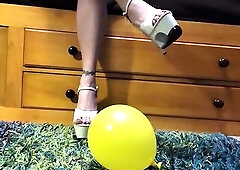 Compilation of Hawt High Heel & Foot Fetish Stomping & Trampling with Impure BIGGEST-TIT Aged MOM Headmistress Thursday