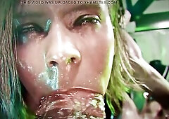 Grace Sucked the Tip. Selena Took the Shaft. One as well as the other Drank the Cum