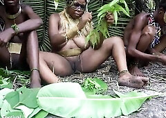 afro tribe angels making medicine stripped in the forest during the time that i imagined screwing 'em right there
