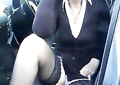 Sara In The Car Park