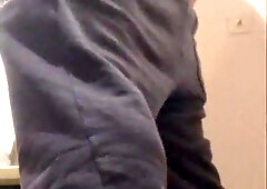 Insane in Fitting Bedroom - Wanking Thick Man rod Until Enormous Cum shot Nearly Caught Risky