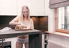 See Erotic blond Nancy Ace is dancing in the kitchen on now! - Nancy A, Nancy Ace, Solo Playgirl Porn