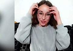 Amateur big ass brunette teen with