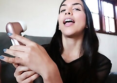 Beautiful Sonya having a horny solo toy masturbation