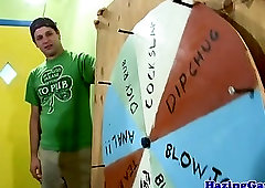 Hazed gaystraight assfingered at frat pledge