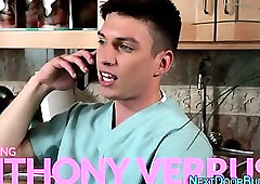 Muscly gay jizz sprayed