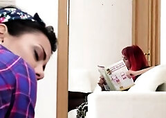 Latin Charwoman Rides Easter Bunny's Cock (Retounrs)