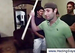 College guys dropping their pants