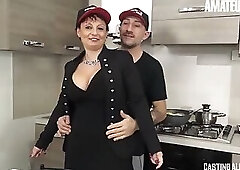 AMATEUR EURO - Rough Ass Fuck On Casting Couch For Big Ass MILF Barbara Gandalf