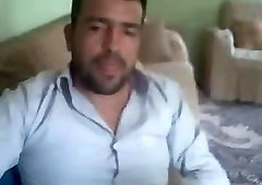 Dirty daddy pulls his cock out