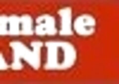 Pinkhaired solo tranny in nylons jerking