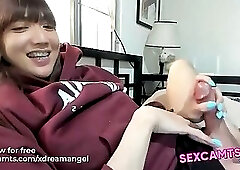 Ts In Maroon Hoodie Jerks Thick Cock Close Up