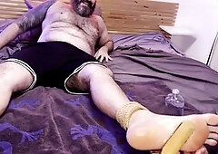 Btrucker77's soles getting a ticklish surprise