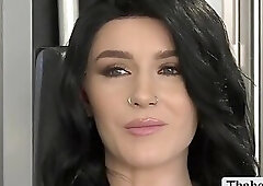 Blonde babe deepthroats tbabe neighbor Erica Cherry tranny cock