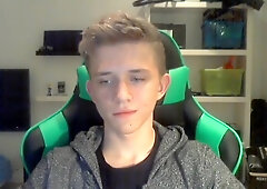 Beautiful Blond Masturbates In His Bucket Seat