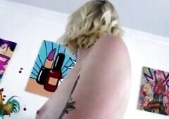 Marilyn Johnson is one ribald-talking, badass blond anus doxy. We can't keep her quiet and we can't keep her anal wants contained!
