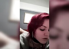 Thong wrapped around neck and drilled coarse