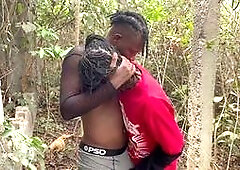 Sugar daddy versus young lad in an outdoor scene