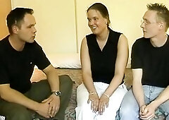 We met Kerstin in Essen. She had never done anything in front of the camera but wanted to give it a try. She had her husband with him, but he was only