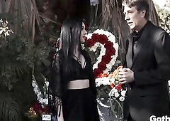 See Punk teen Marley Brinx fucks with a widower on now! - Emo, Tattoo, Outdoor Porn Gothic teen Marley Brinx had a secret affair with a excited widowe