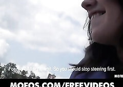 Gorgeous Czech amateur is paid money to cheat on her BF in public