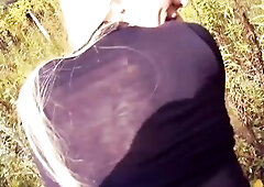 Sexy German Outdoor Sex with Nasty Golden-haired Teen Playgirl