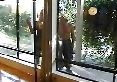 Old porno with horny dude and shemales banging