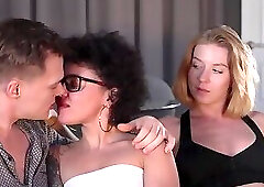 Breaking Taboo. My Ebony GF Shared Me With Her Bestie! 4K HD Tim Team