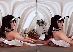 Rei Kuruki in For One Day Only, My Live-In Girlfriend is a Bunny-Girl Blowjob Machine! - KMPVR
