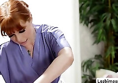 Hot Penny slams Eden tight ass using dildo