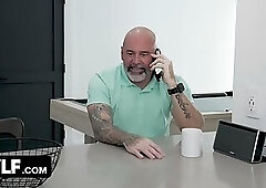 Pretty Hot MILF Wife Fucked, Dominated and Creampied By Hubby's Fat Cock Boss - MYLF Cheating