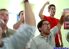 Straight hazed amateur assfingered and fucked