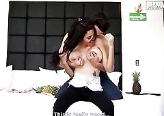 This chab Oiled Up My Massive Titties and Sucked 'em... Then Bent Me Over