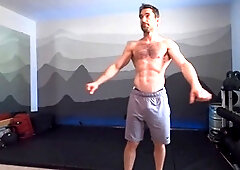 Gay hot guy jerking off, gay big thick uncut cock, jock