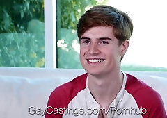GayCastings Newbie Travis Berkley boned by audition agent