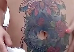 Arabian Plump Wife In The Shower