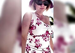 I'm in a short suit and a small lace strap, teasing u in advance of I just let go. See me stand and soak right throughout the tender fabric, the 