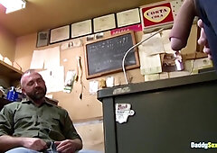 Teddy Daddies Masturbates Their Spears And Ravages Bulky Backsides In The Apartment