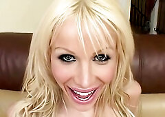 Large bazookas blondie gets to ride a large rod for some anal