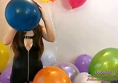 Ballooner Luxe - Blow and Sit pop crystal balloon