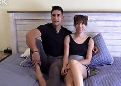 Sexy Latino Fucks Asian Babe