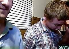 Fragile male slut endures cock