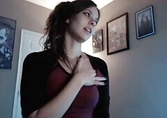 Teen Cute Italian Brunette Solo At